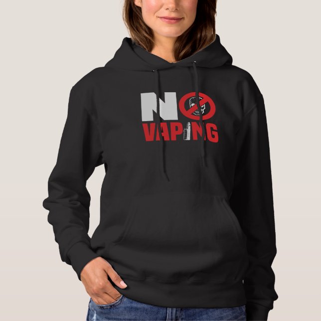 Dampfen verboten hoodie (Vorderseite)