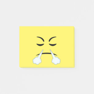 Dämpfen von Emoji Post-it Klebezettel