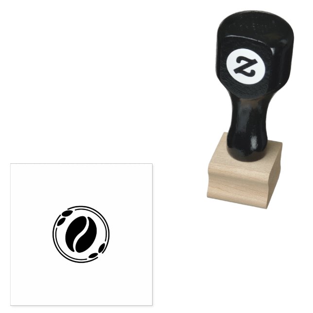 Dampfende Kaffeetasse Silhouette Stempel (Stempel)