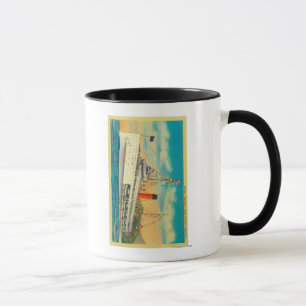 Dampfer "Catalina" in Insel Sankt Catalina Tasse