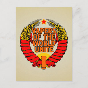 Dampfer der Welt vereinigt euch Postkarte