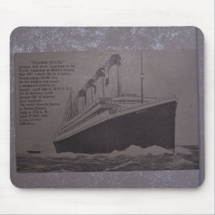 Dampfer titanisch mousepad