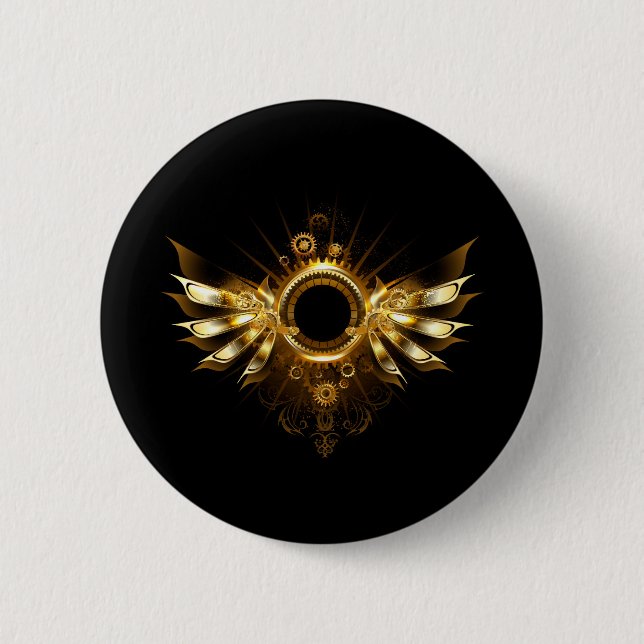 Dampfflügel Button (Vorderseite)