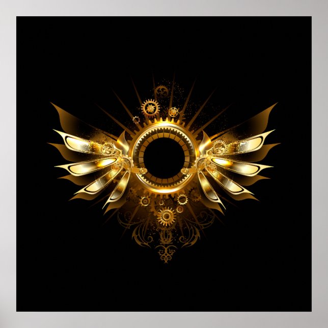 Dampfflügel Poster (Vorne)