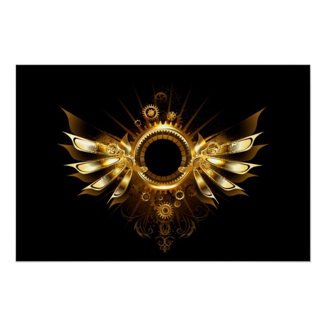 Dampfflügel Poster (Vorderseite)