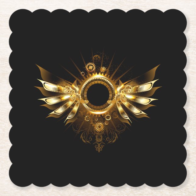 Dampfflügel Untersetzer (Vorderseite)