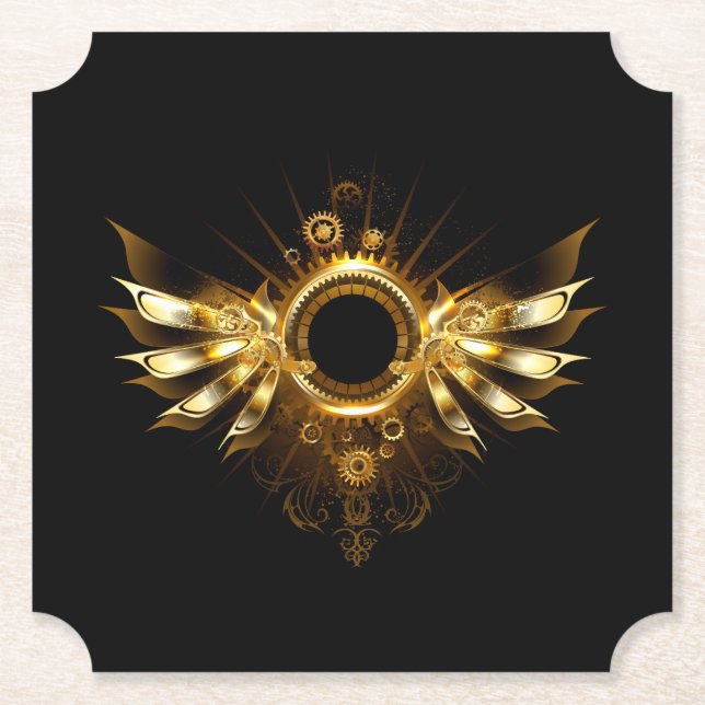 Dampfflügel Untersetzer (Vorderseite)