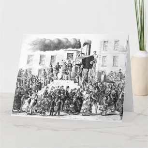 Dampfgetriebene Kamera 1871 Karte