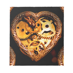 Dampfherz Notizblock