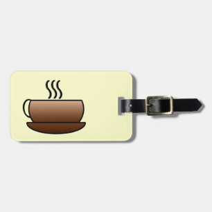 Dampfkaffee-Tasse Gepäckanhänger