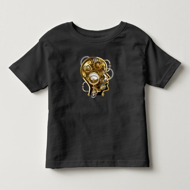 Dampfkopf mit Manometer Kleinkind T-shirt (Vorderseite)