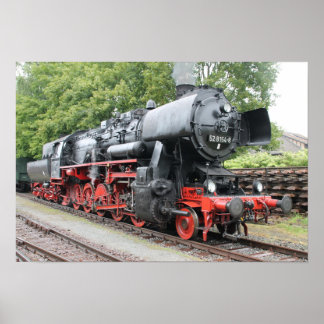Dampflok 52 8154 poster