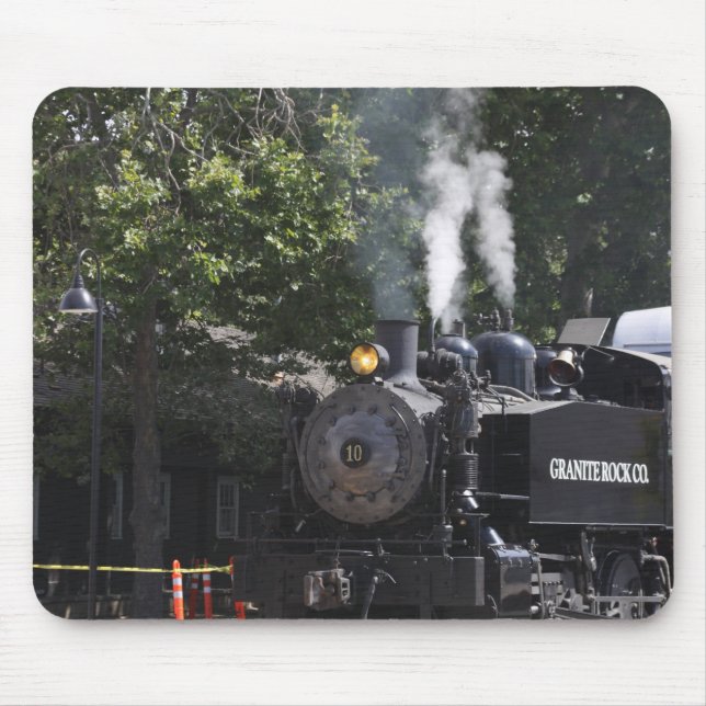 Dampflok-Mauspad Mousepad (Vorne)