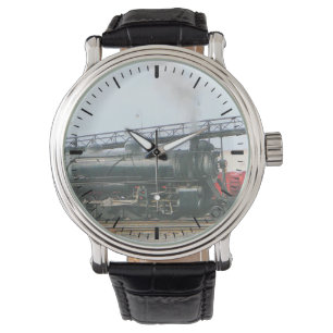 Dampflokomotive Armbanduhr