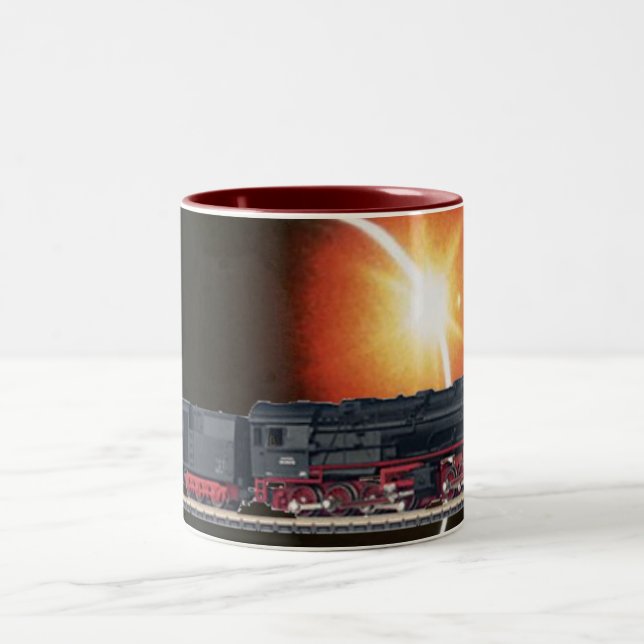 Dampflokomotive BR 53 Borsig-Tasse Zweifarbige Tasse (Mittel)