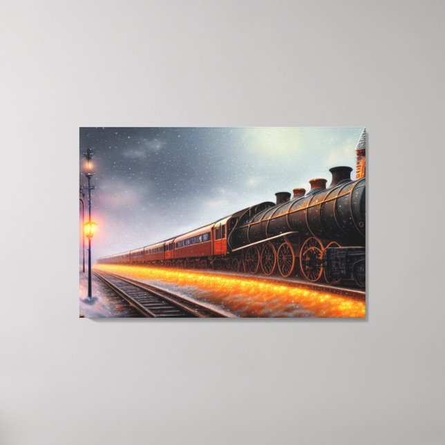 Dampflokomotive Canvas Print Leinwanddruck (Vorderseite)
