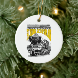 Dampflokomotive Flying Scotsman. 1923 LNER Zug Keramik Ornament