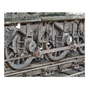 DAMPFLOKOMOTIVE FOTODRUCK