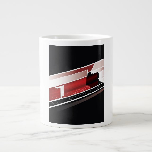Dampflokomotive Jumbo-Tasse (Vorderseite)