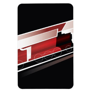 Dampflokomotive Magnet