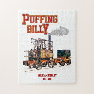 Dampflokomotive Puffing Billy auf Englisch