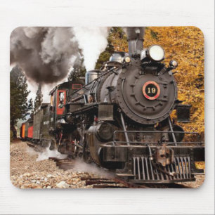 Dampflokomotive Zug Mousepad