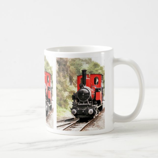 DAMPFLOKOMOTIVEN KAFFEETASSE (Rechts)