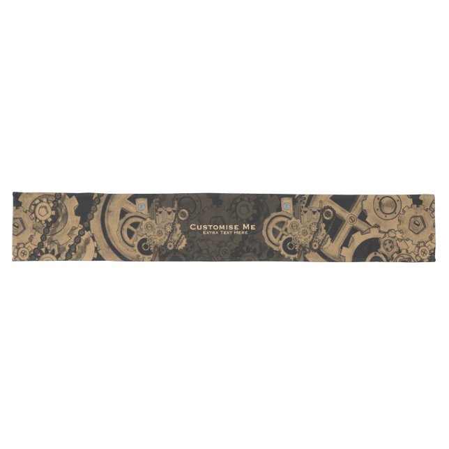 Dampfmaschine (Brassy) Großer Tischläufer (Horizontal)