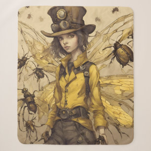 Dampfmaschinen-Punk Insekten-Dame Sherpadecke