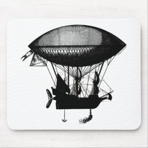 Dampfpiratenluftschiff Mousepad