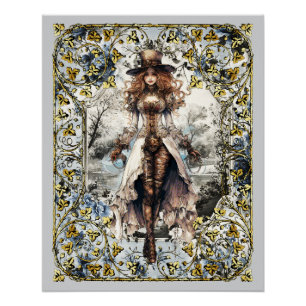 Dampfpunk-Dame 105 Poster
