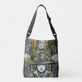Dampfpunk-Hatter (1): Crossbody Bag Tragetaschen Mit Langen Trägern