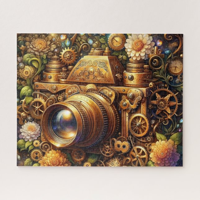 Dampfpunk-Kamera-Puzzle (Horizontal)
