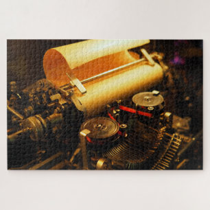 Dampfpunktschreibmaschine-Puzzle