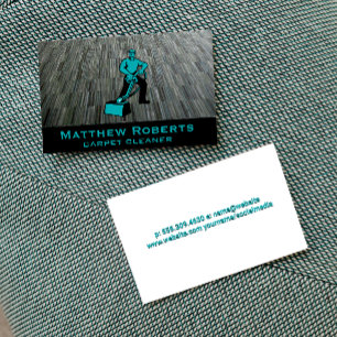 Dampfreiniger   Teppichboden Visitenkarte
