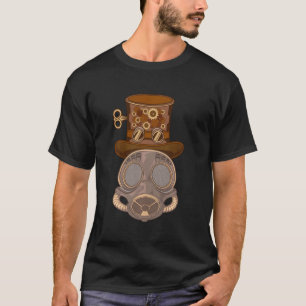 Dampfrückstandshut Schutzbrille Mechanik Gasmaske T-Shirt