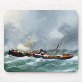Dampfschiff Finsbury 1881 Mousepad