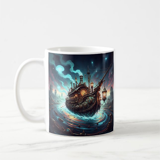 Dampfschiff Kaffeetasse (Links)