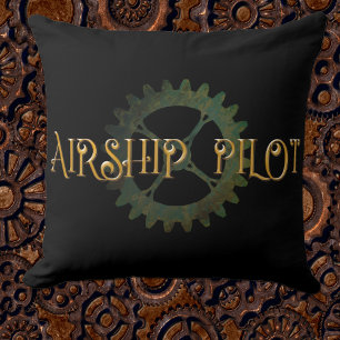 Dampfschiff-Pilot Kissen