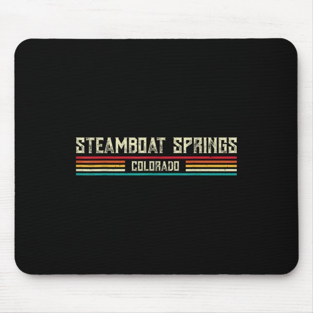 Dampfschiffquellen Colorado  Mousepad (Vorne)