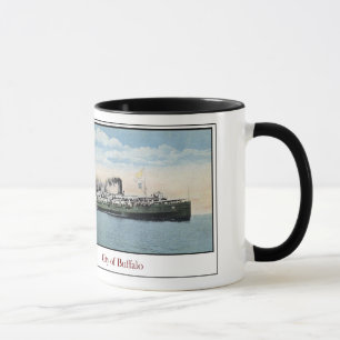 Dampfschiffstadt von Buffalo Tasse