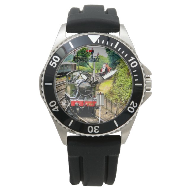 DAMPFZUG ARMBANDUHR (Vorderseite)