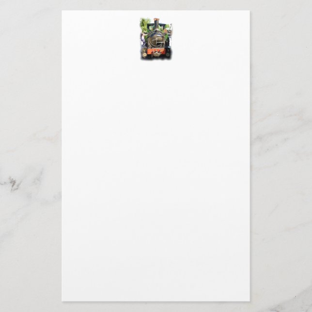 DAMPFZUG BRIEFPAPIER (Vorderseite)