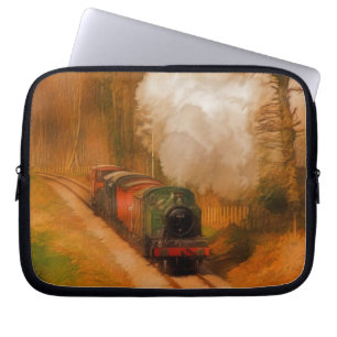 Dampfzug für Bahnreisende Kunst Laptopschutzhülle