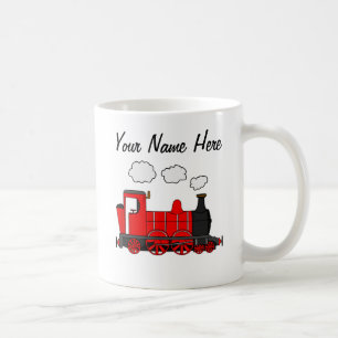 Dampfzug für die Tasse Eisenbahn Anhänger (rot)
