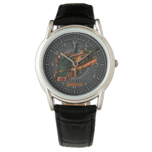 Dampfzug für industrielle Dampfmaschinen  Armbanduhr