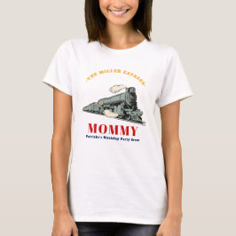 Dampfzug Mama Kinder Geburtstag T-Shirt