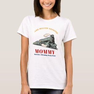 Dampfzug Mama Kinder Geburtstag T-Shirt