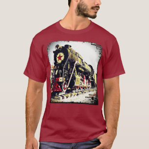 Dampfzug Motor Diesel Lokomotivzug T-Shirt