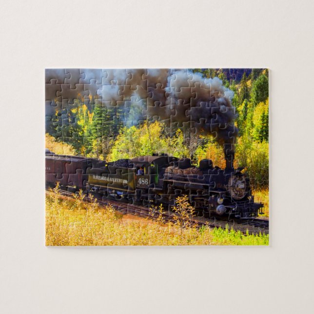 Dampfzug Motor Lokomotive Eisenbahn Eisenbahn Ji (Horizontal)